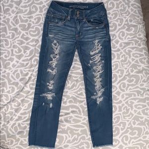American Eagle Artist Crop Jeans